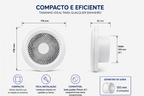 Exaustor de Banheiro Redondo 150 mm — Bivolt