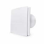 Exaustor de Banheiro Design 150 mm branco — vista frontal em perspectiva