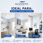Difusor de Ar Redondo em ABS 150 mm — Branco