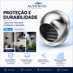 Grelha de Ventilação Fechada em Aço Inox SS201 150 mm (6 pol.)