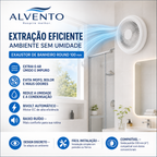 Exaustor de Banheiro Redondo 100 mm — Bivolt