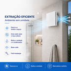 Exaustor de Banheiro Design 100 mm — Bivolt