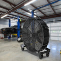 Ventilador industrial MaxFlow G100 de 1 metro com rodas