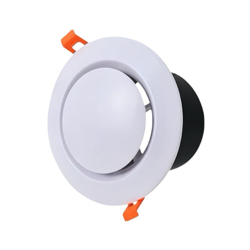 Difusor de Ar Redondo em ABS com Presilha de Mola 150 mm